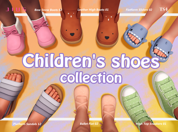 Sims 4 Children's shoes collection 01