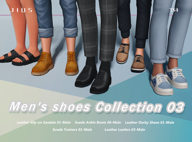Sims 4 Men's shoes Collection