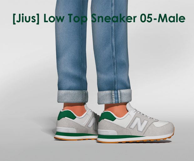 Sims 4 Male Low Top Sneakers