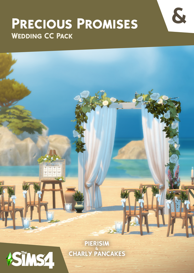 Sims 4 Precious Promises Wedding CC