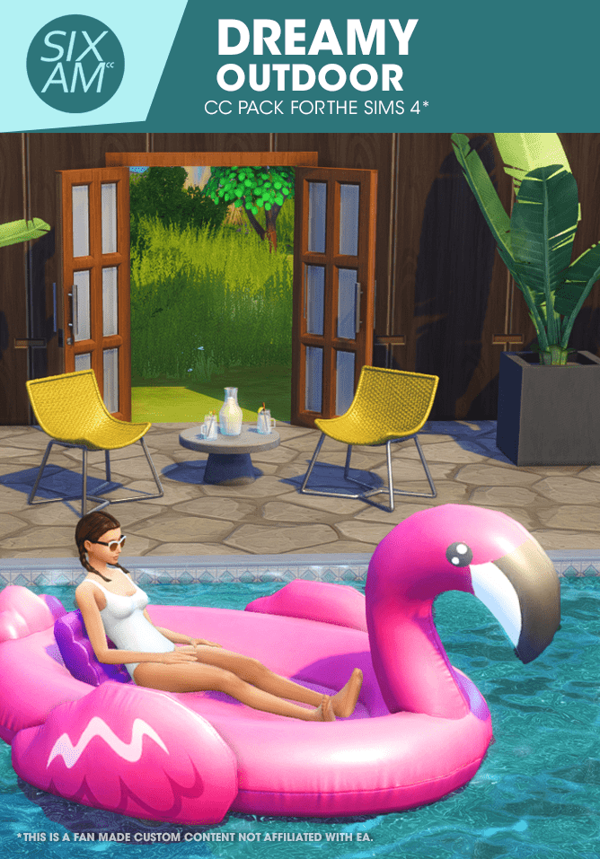 Sims 4 Dreamy Outdoor CC Pack