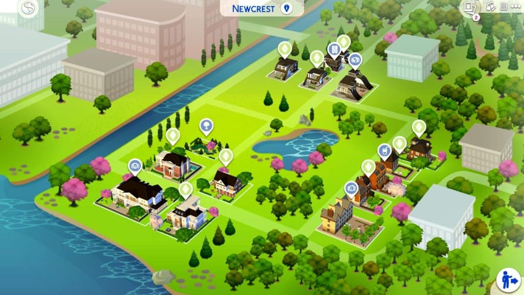 Sims 4 Newcrest Campus