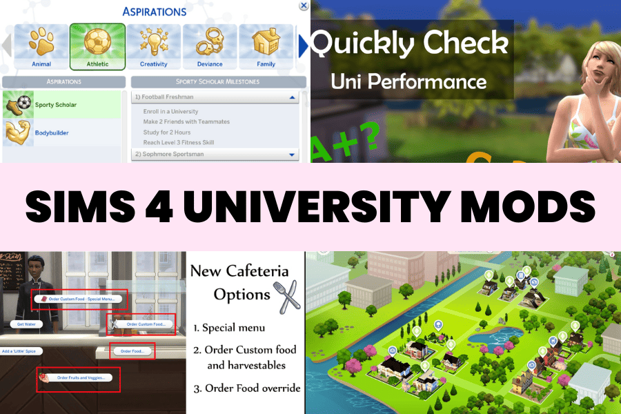 Sims 4 University Mods