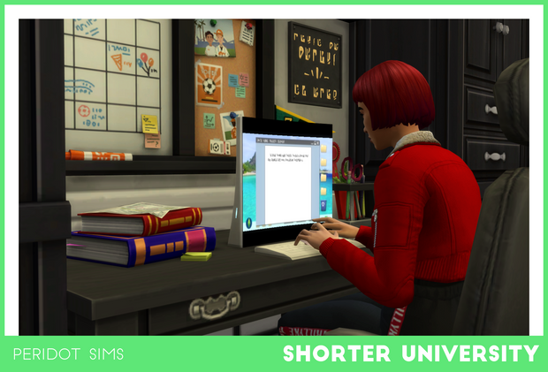 Sims 4 Shorter University Mod