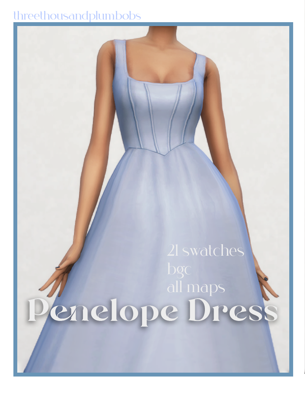 Sims 4 Penelope Dress