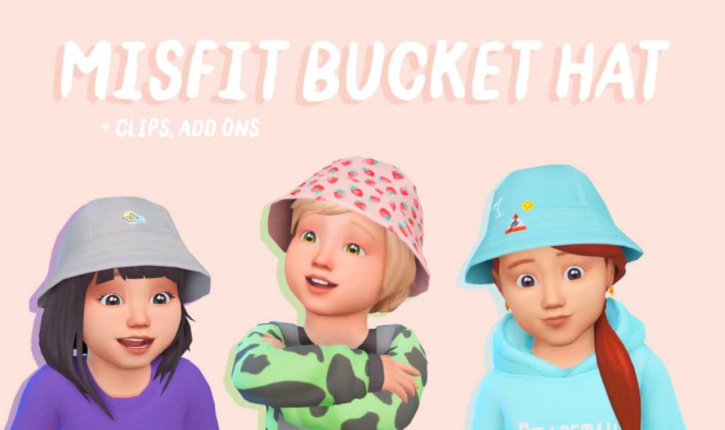 Sims 4 Toddler Misfit Bucket Hat