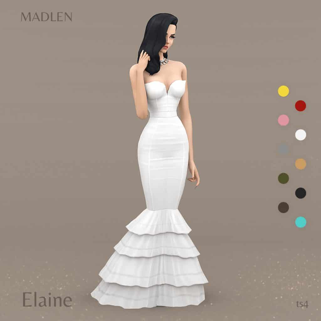 Sims 4 Elaine Dress