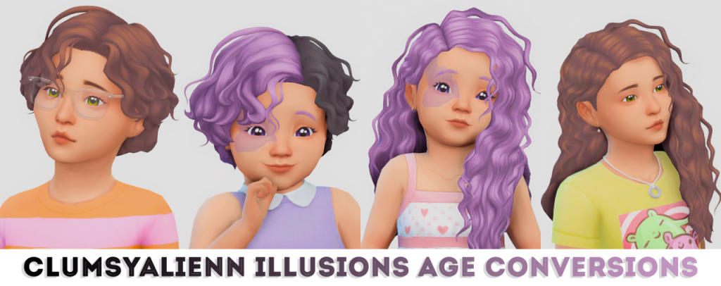 Sims 4 IIlusions age conversions