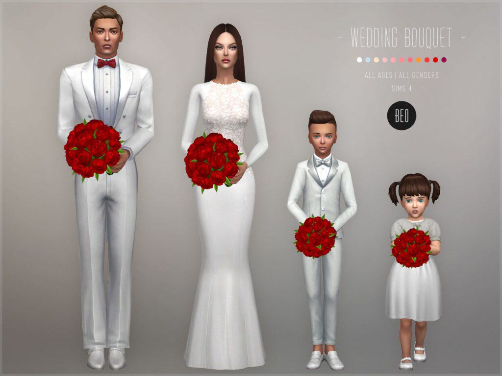 Sims 4 Wedding bouquet For All Ages