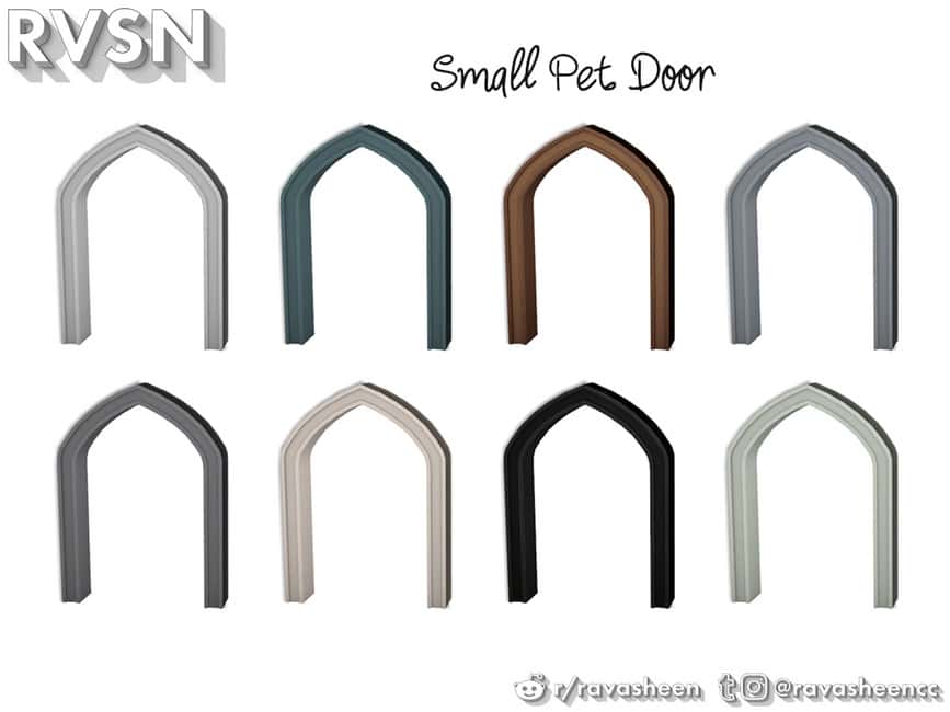 Sims 4 Small Pet Door 