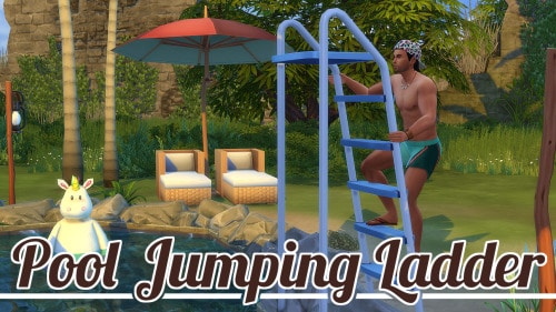 Sims 4 Pool Jumping Ladder