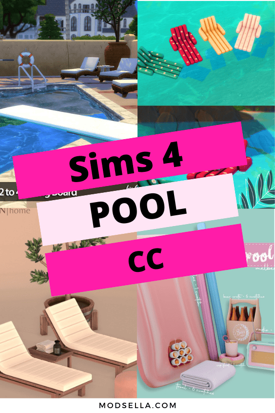 Sims 4 pool CC