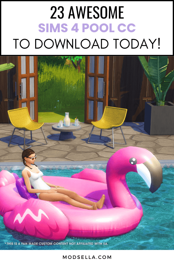 Sims 4 pool CC
