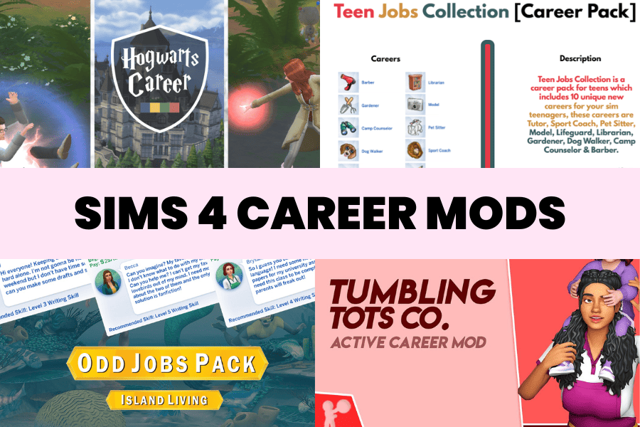 Sims 4 CAREER Mods