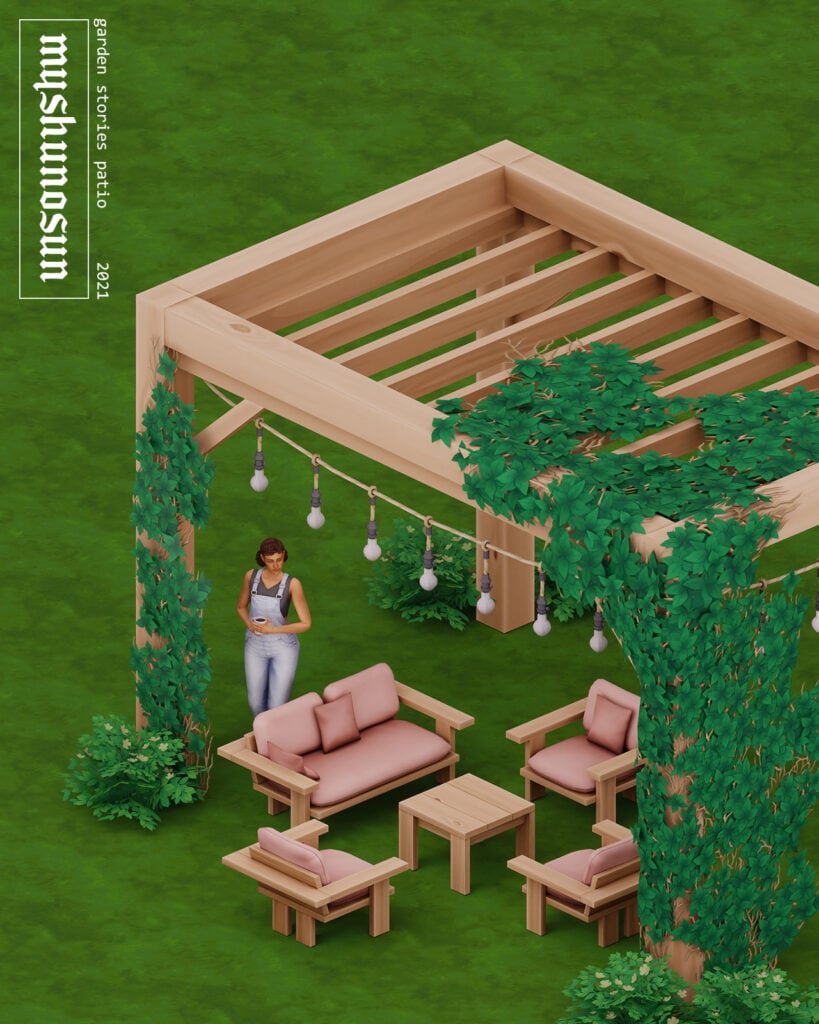 Sims 4 Garden Stories Patio 