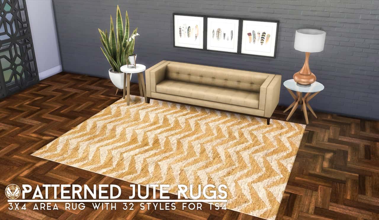 Patterned Jute Rugs 