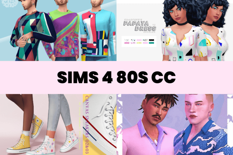 20+ Must-Have Sims 4 80s CC You Need to Download