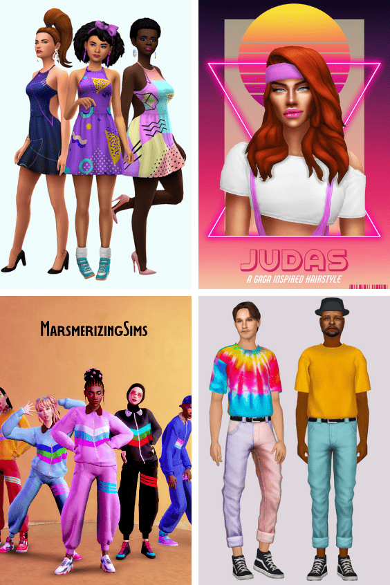 Sims 4 80s CC