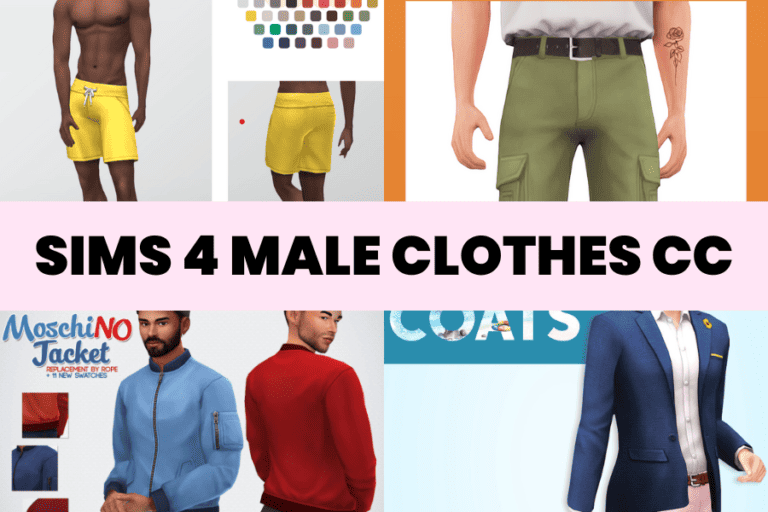 Insanely Awesome Sims 4 Male Clothes CC | Everything You Need In Your CC Folder