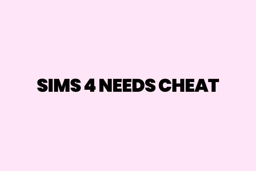 The Sims 4 Needs Cheat: How to Cheat your Sims needs with one Click!