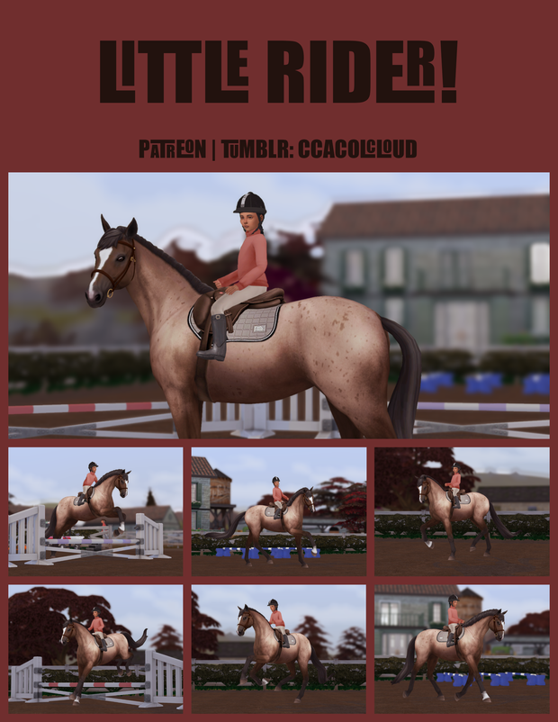 Little rider poses pack!