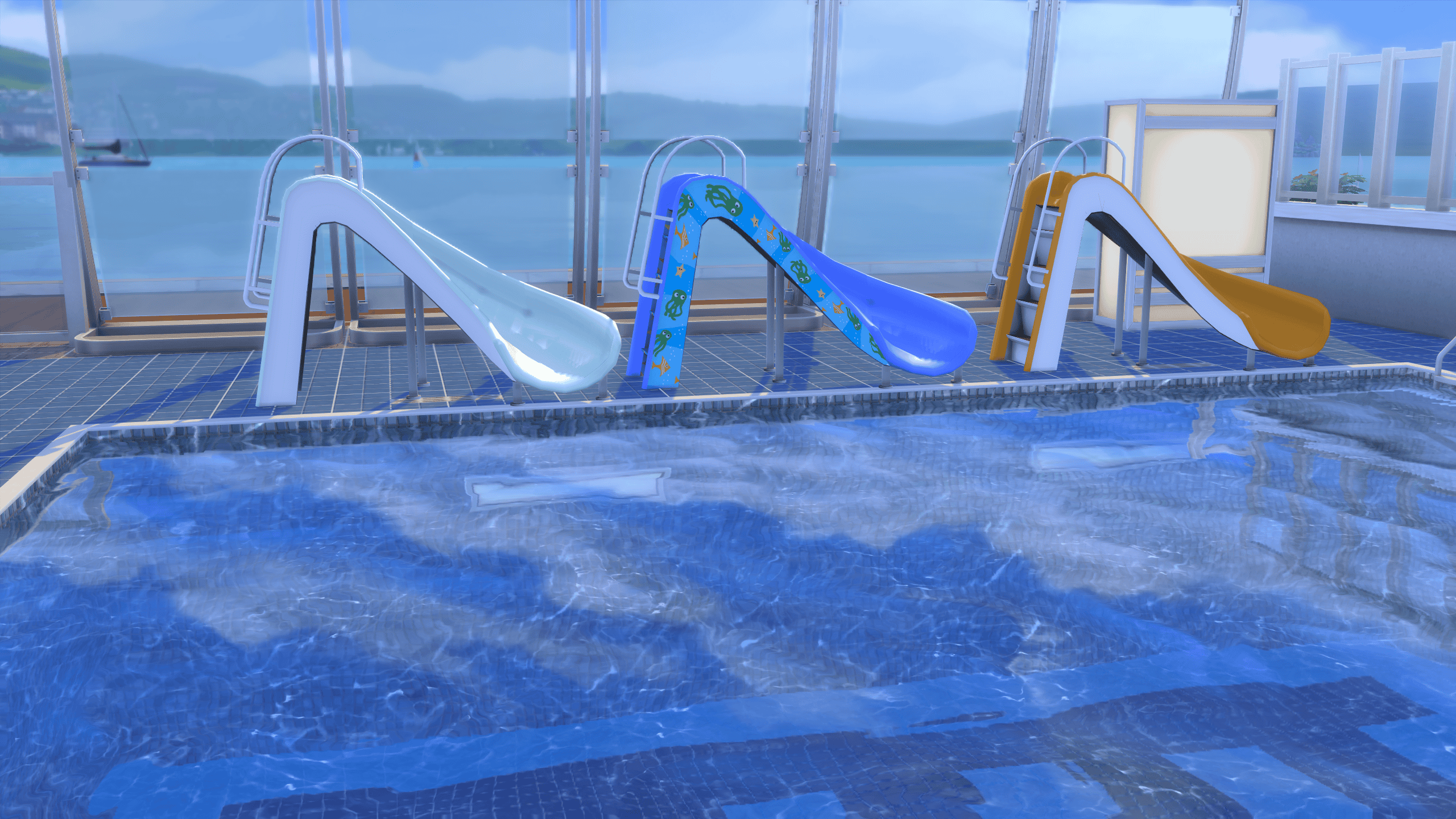 Functional Pool Slide converted from TS3