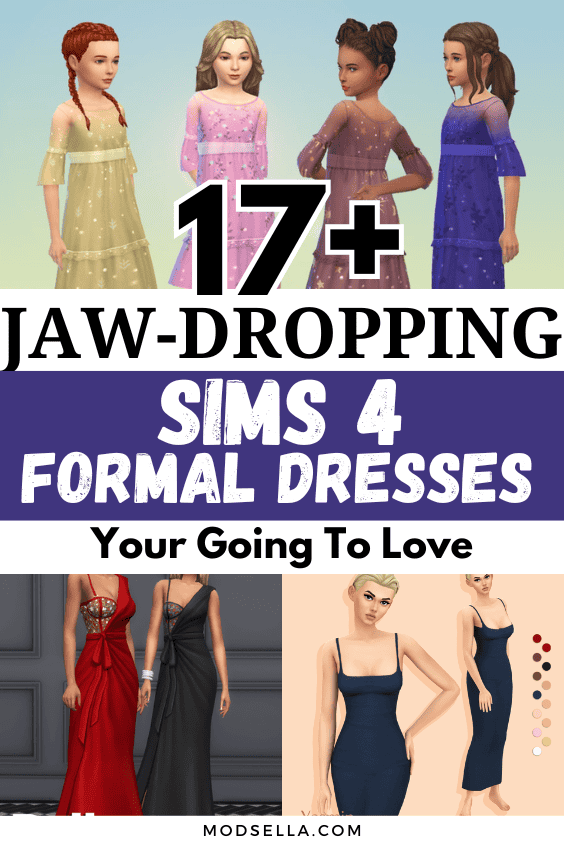 Sims 4 Formal Dresses 