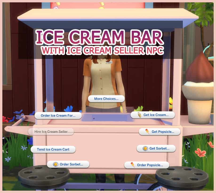 Functional Ice Cream Cart