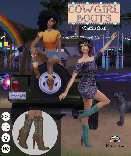 Heeled Cowgirl Boots