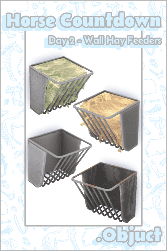 Wall-Mount Hay Feeder