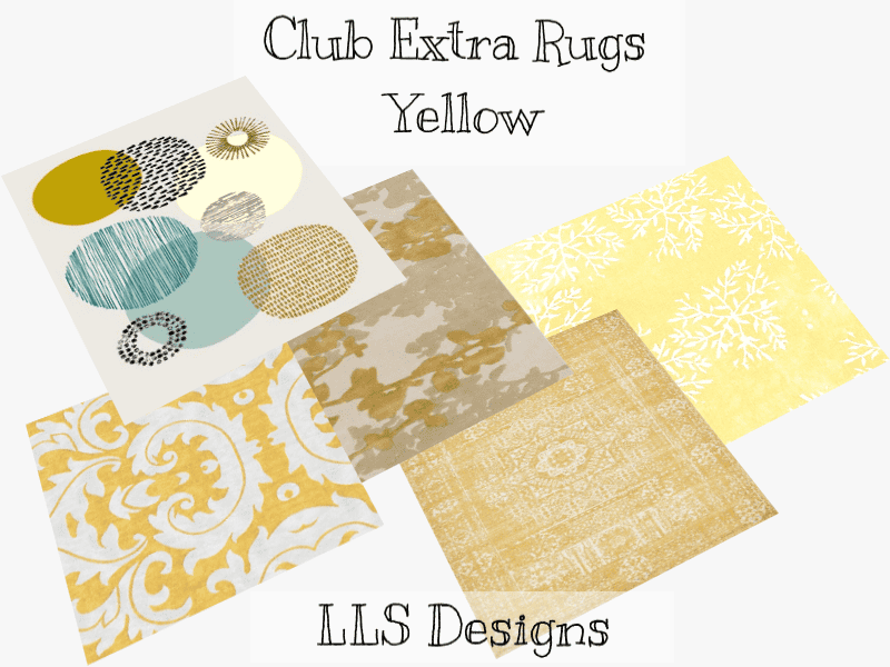  Club Extra Rug Yellow