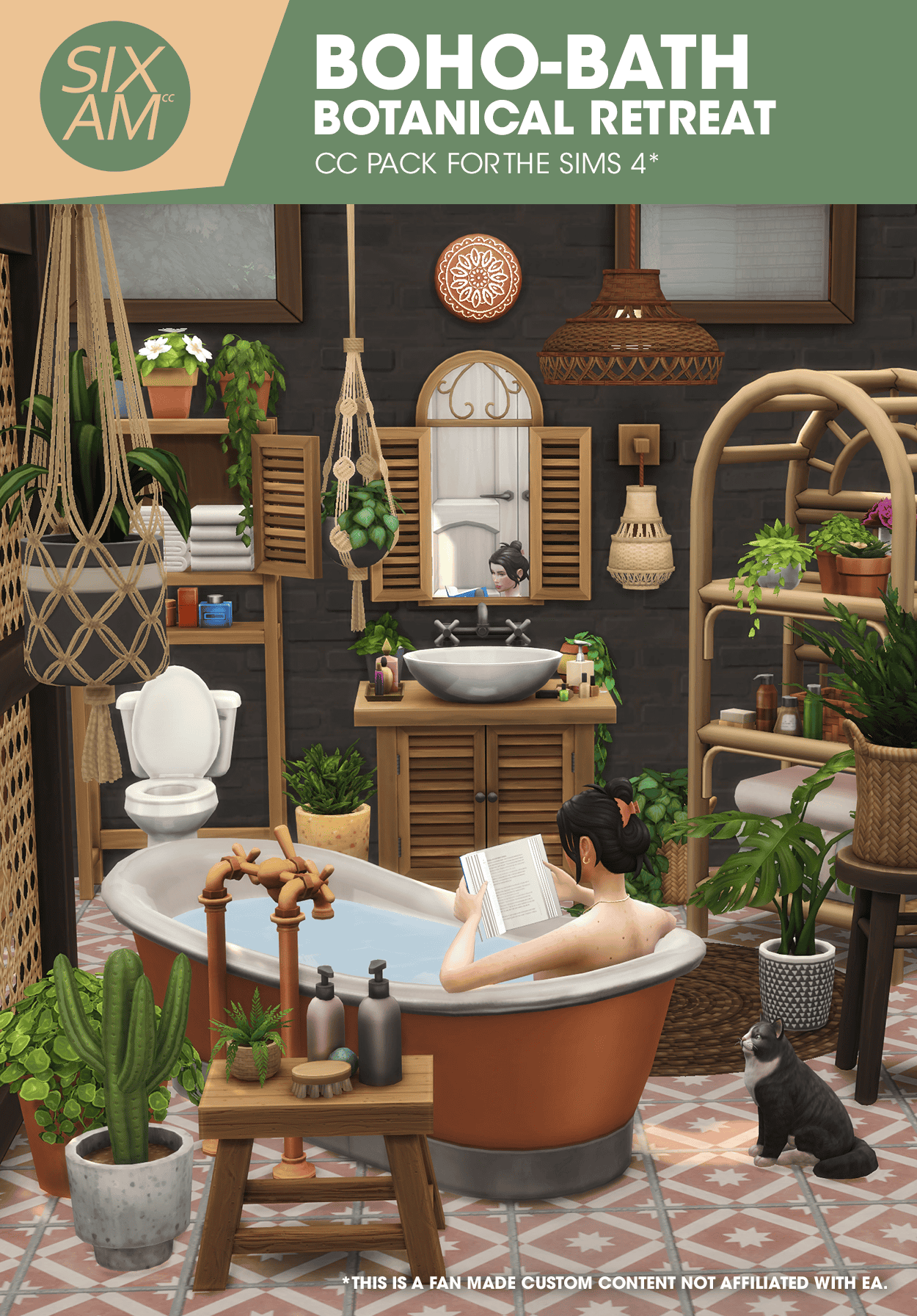 Boho-Bath Botanical Retreat