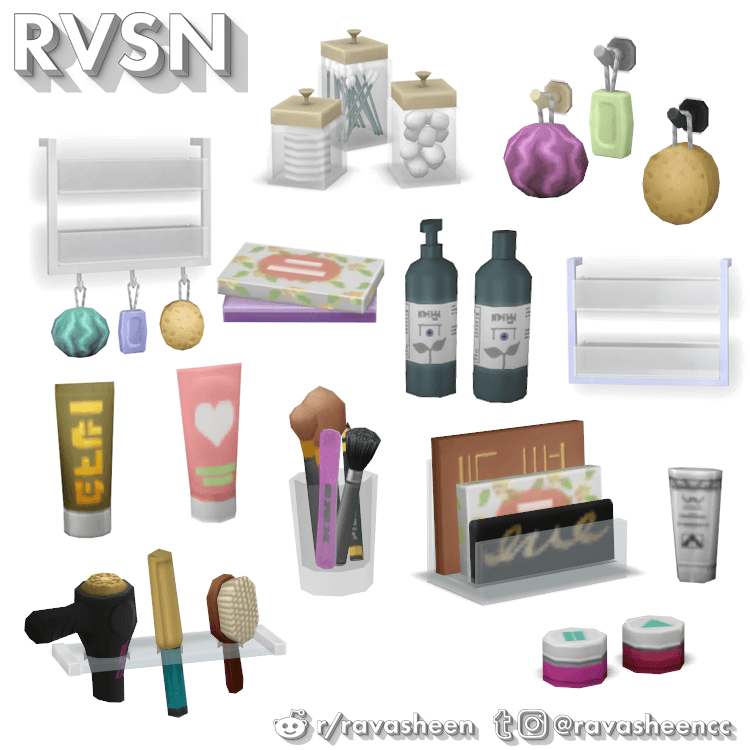 Bathroom Clutter Set