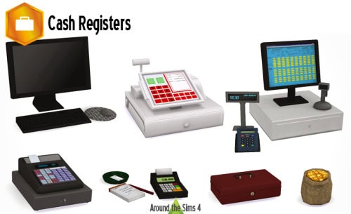 Various Retail Store Cash Registers