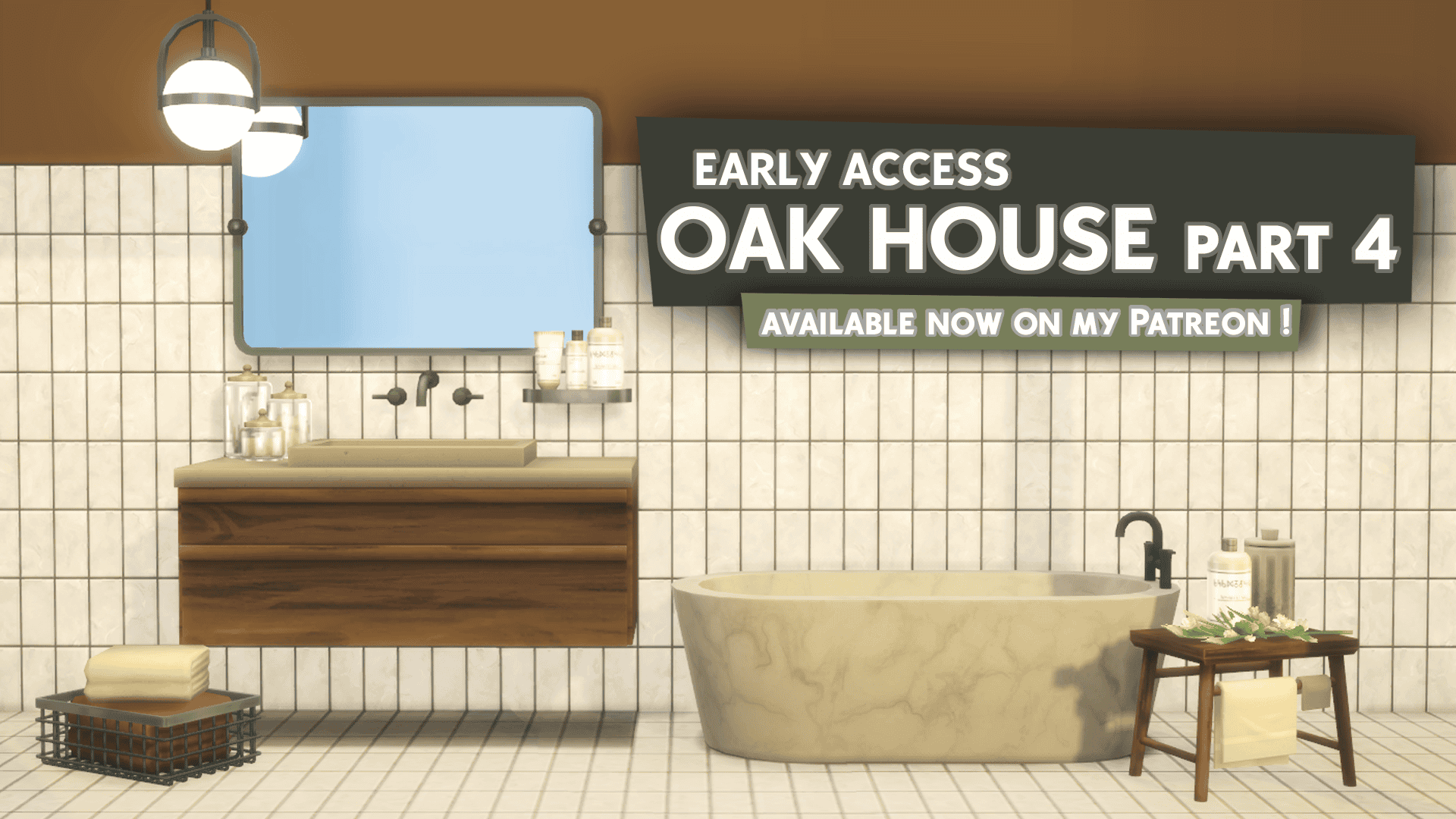 Oak House Bathroom Pack