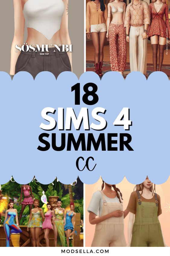 Sims 4 Summer CC